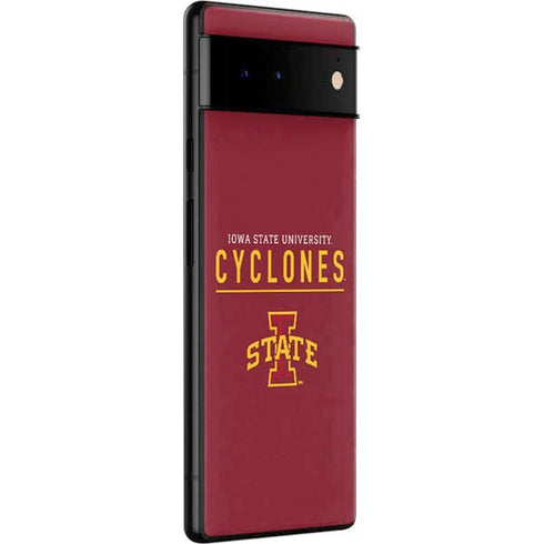 Iowa State University Athletic Text Google Pixel 6 Pro Skin